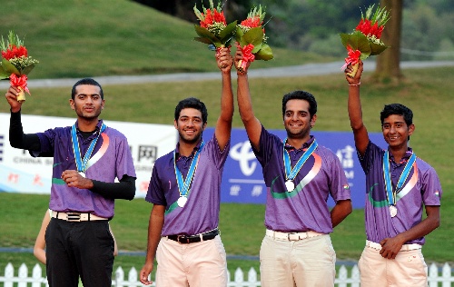 十五运会|高尔夫男子团体颁奖仪式！上海队荣登冠军领奖台的简单介绍