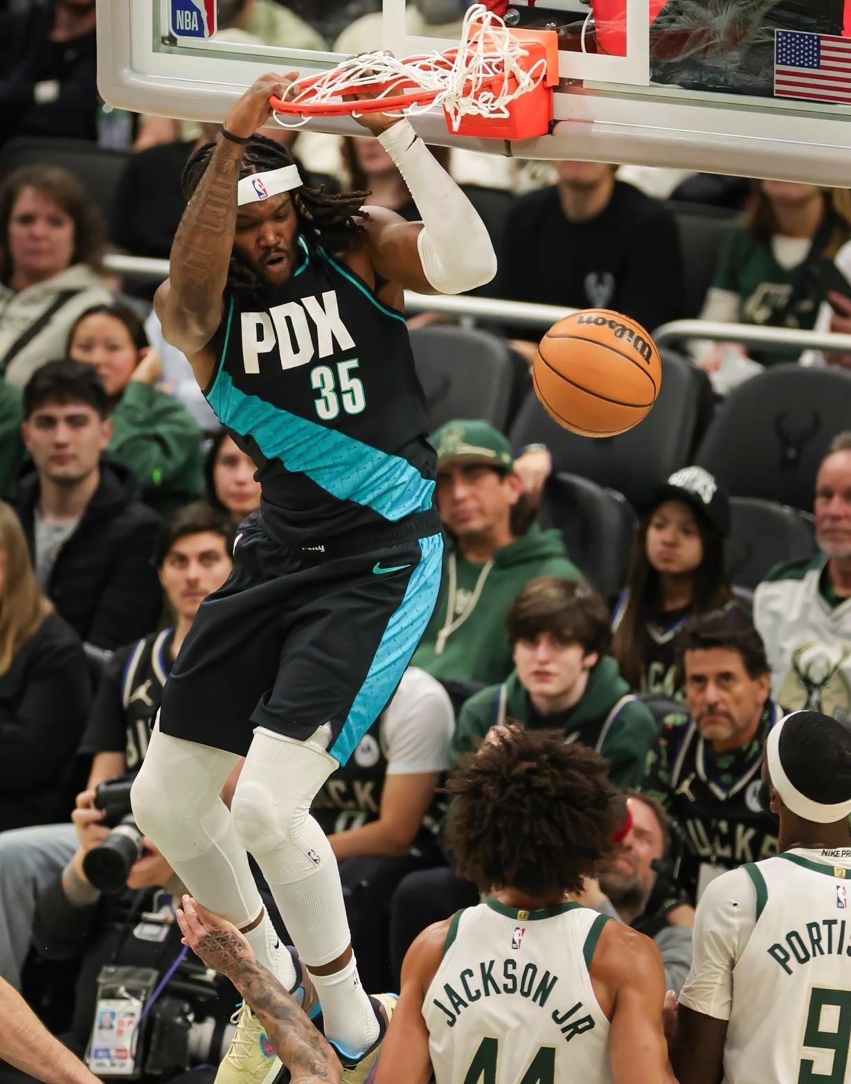 突发！杨瀚森机会来了！雄鹿兜售罗威+格兰特，开拓者掀阵容变革的简单介绍  第2张