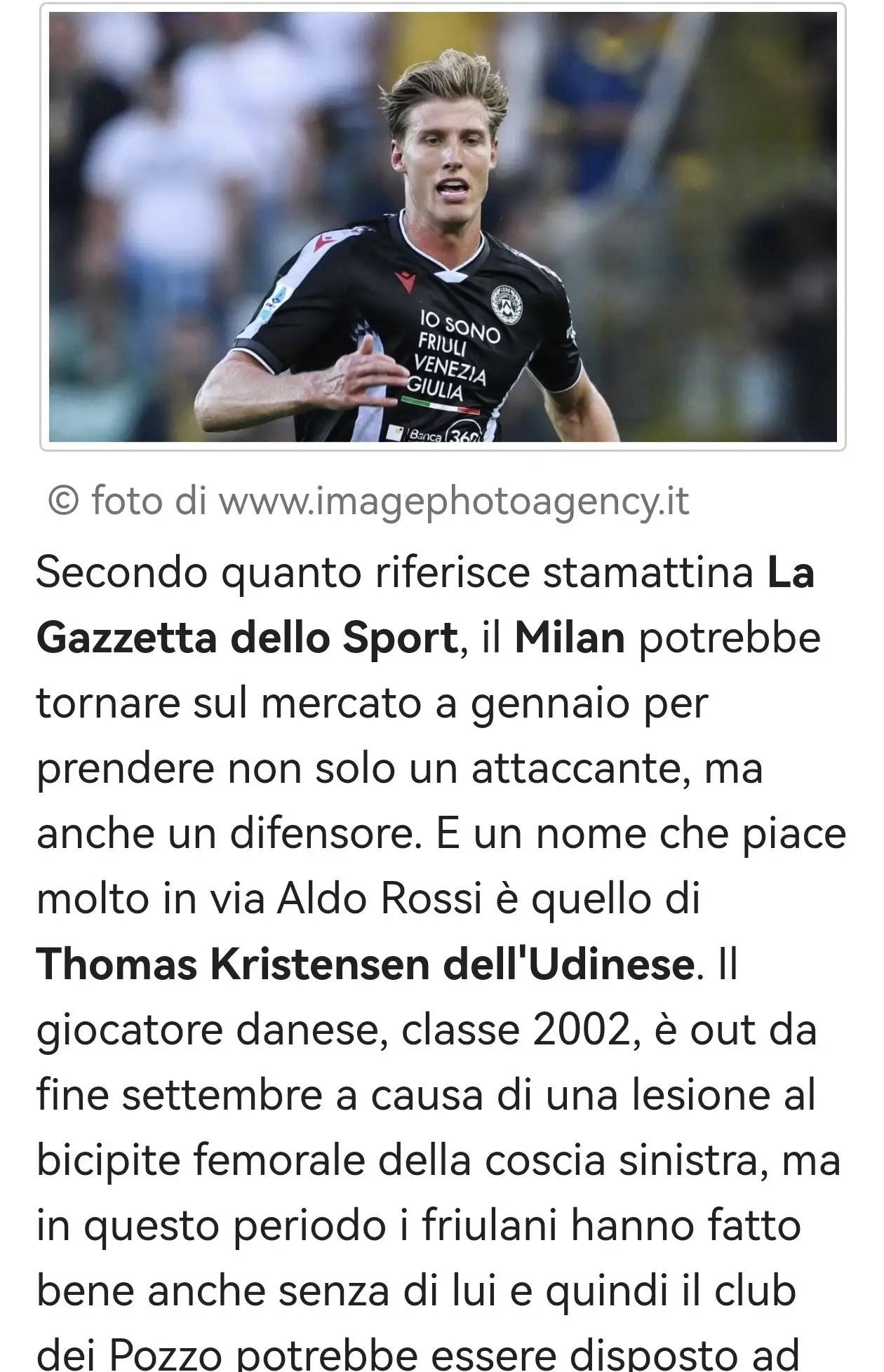 包含意甲：米兰冬季窗口第二签！18岁的年轻前锋科斯蒂奇加盟米兰俱乐部的词条