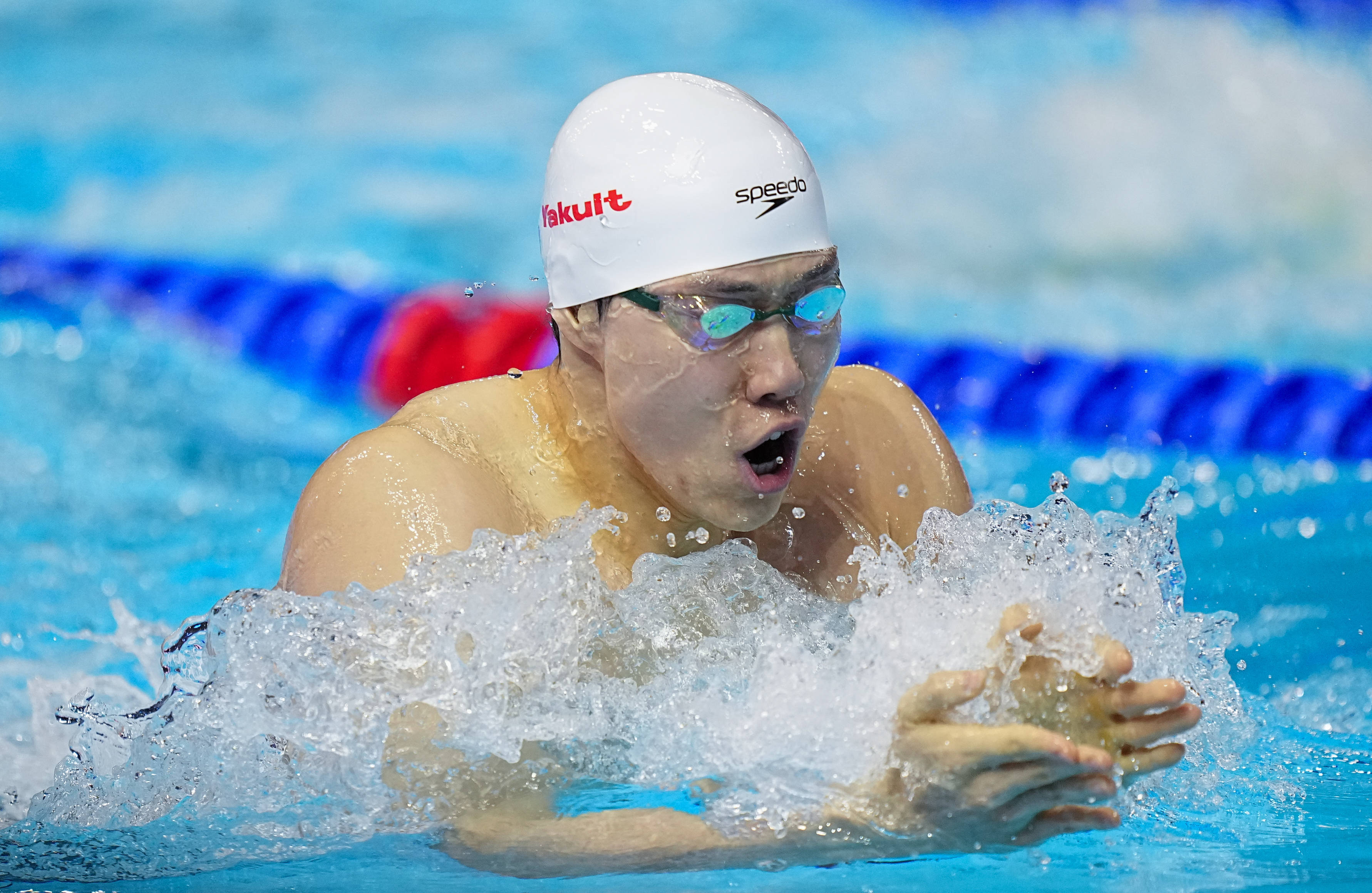 包含蛙王！覃海洋世锦赛单项成绩：100&amp;200米蛙泳夺金，50米蛙泳铜牌的词条