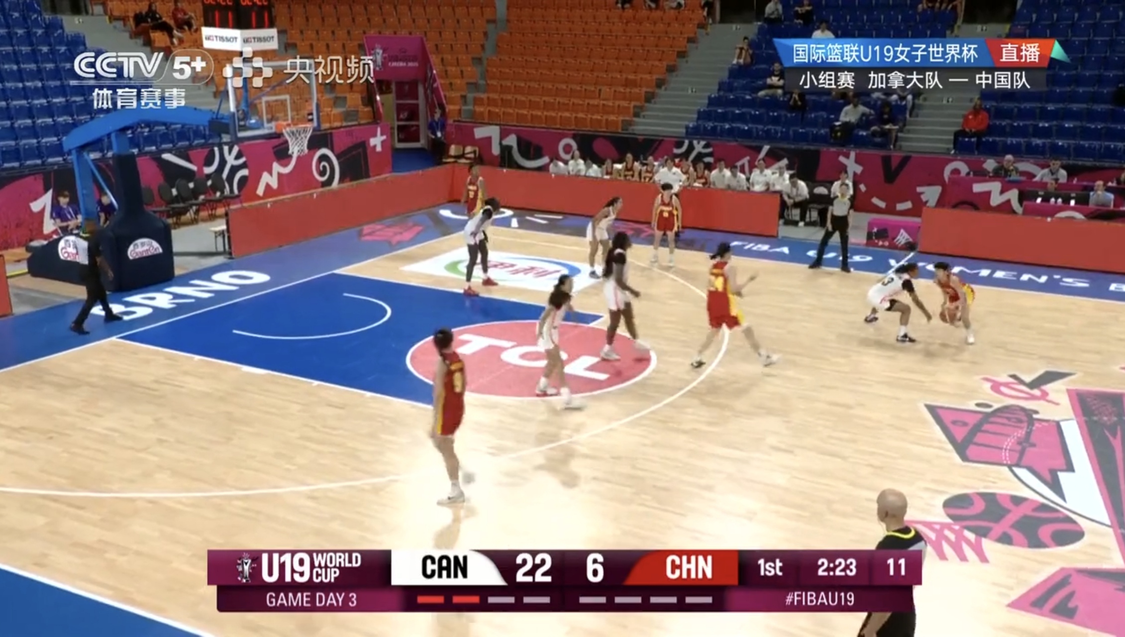 63分惨败！U19女篮世界杯-中国队不敌加拿大3连败