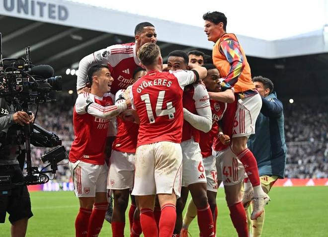 关于好消息，博主：加布里埃尔已经出现在阿森纳阵容中的信息