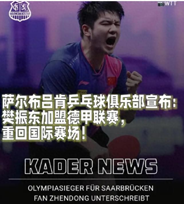 德甲俱乐部苦求樊振东留下，开价吓退国内资本，打的不是球，是商业算盘，盘活一座城的乒乓经济的简单介绍