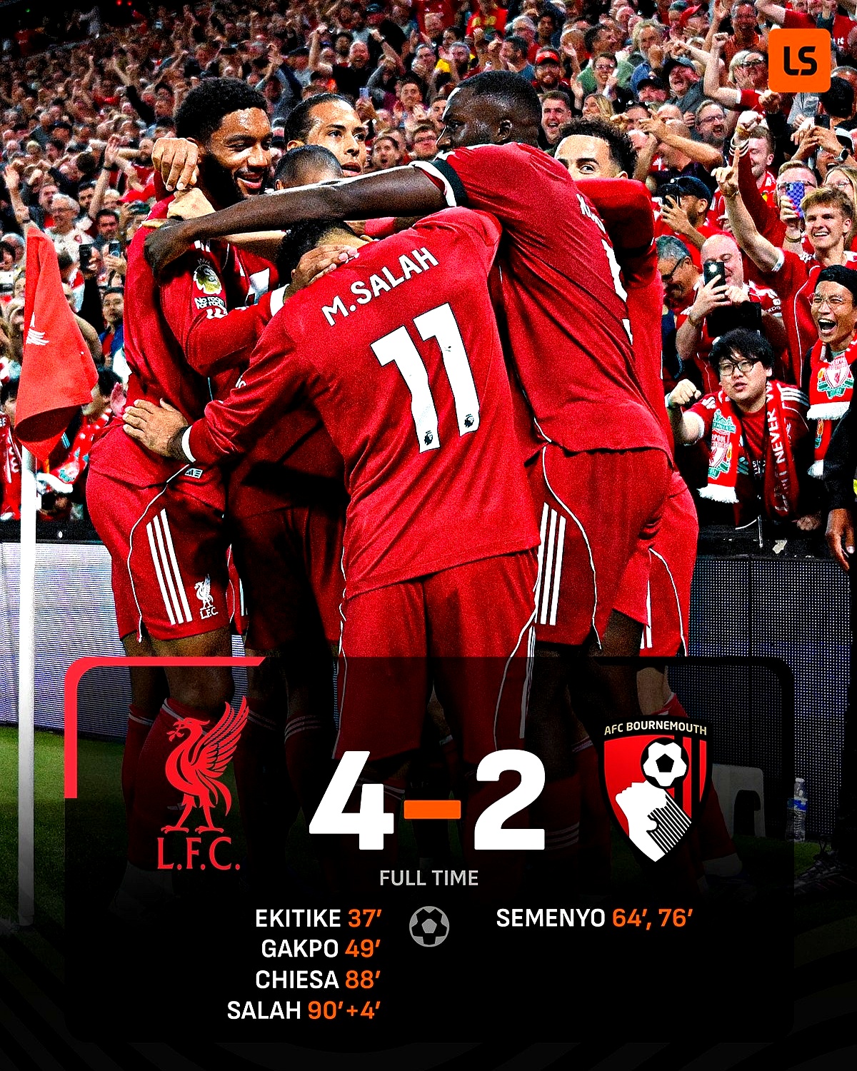 关于利物浦将分三期支付埃基蒂克转会费，每年3000万欧的信息